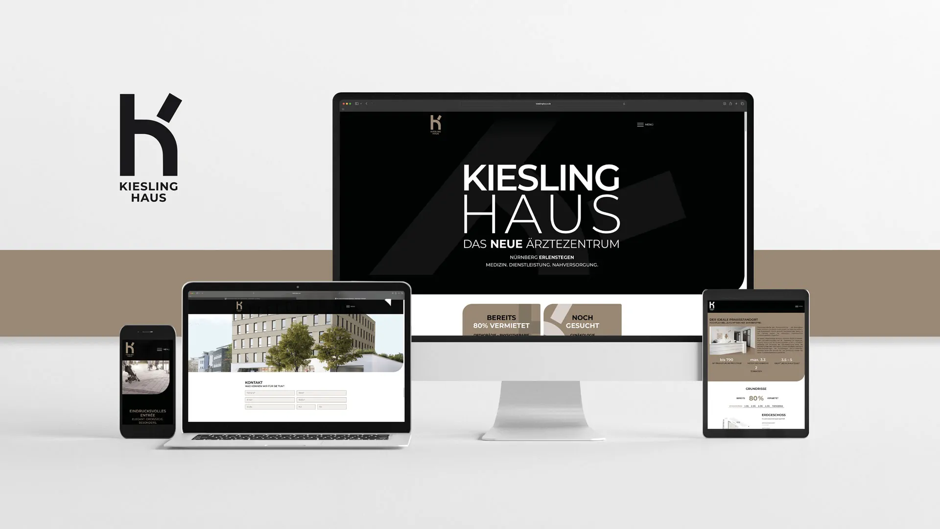 KIESLINGHAUS // Konzept und Erstellung Website