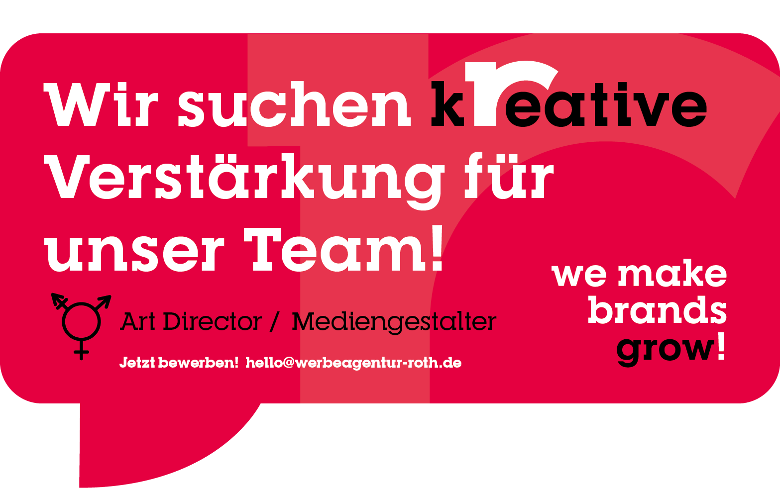 Stellenanzeige Creative Director