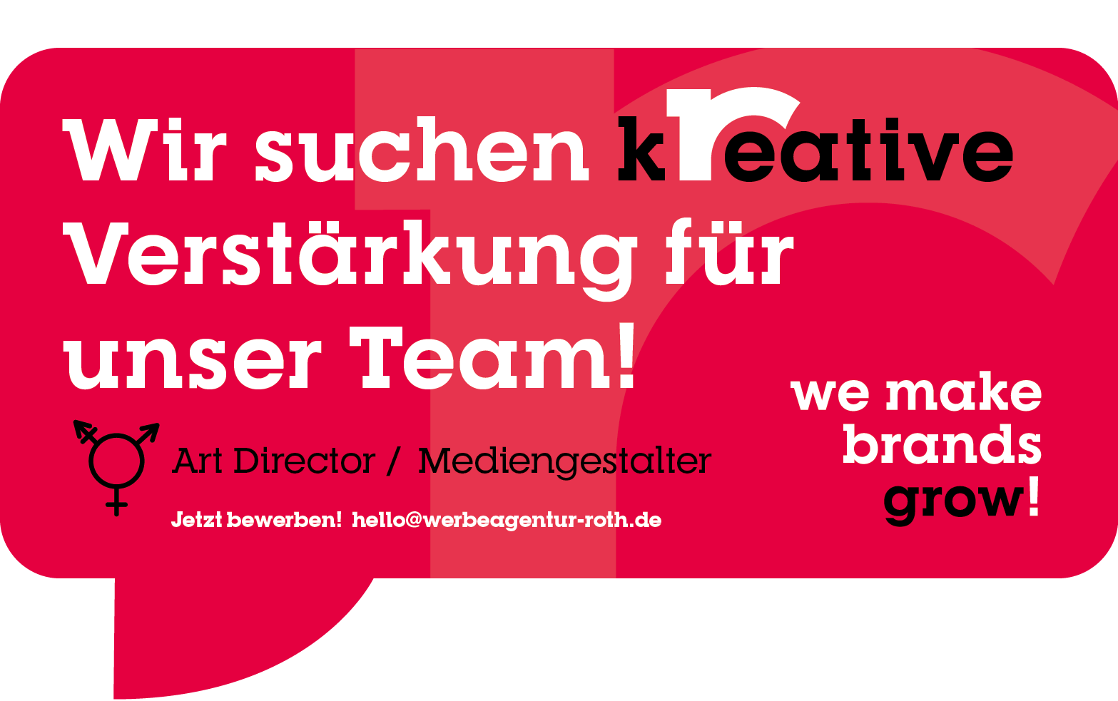 Stellenanzeige Creative Director